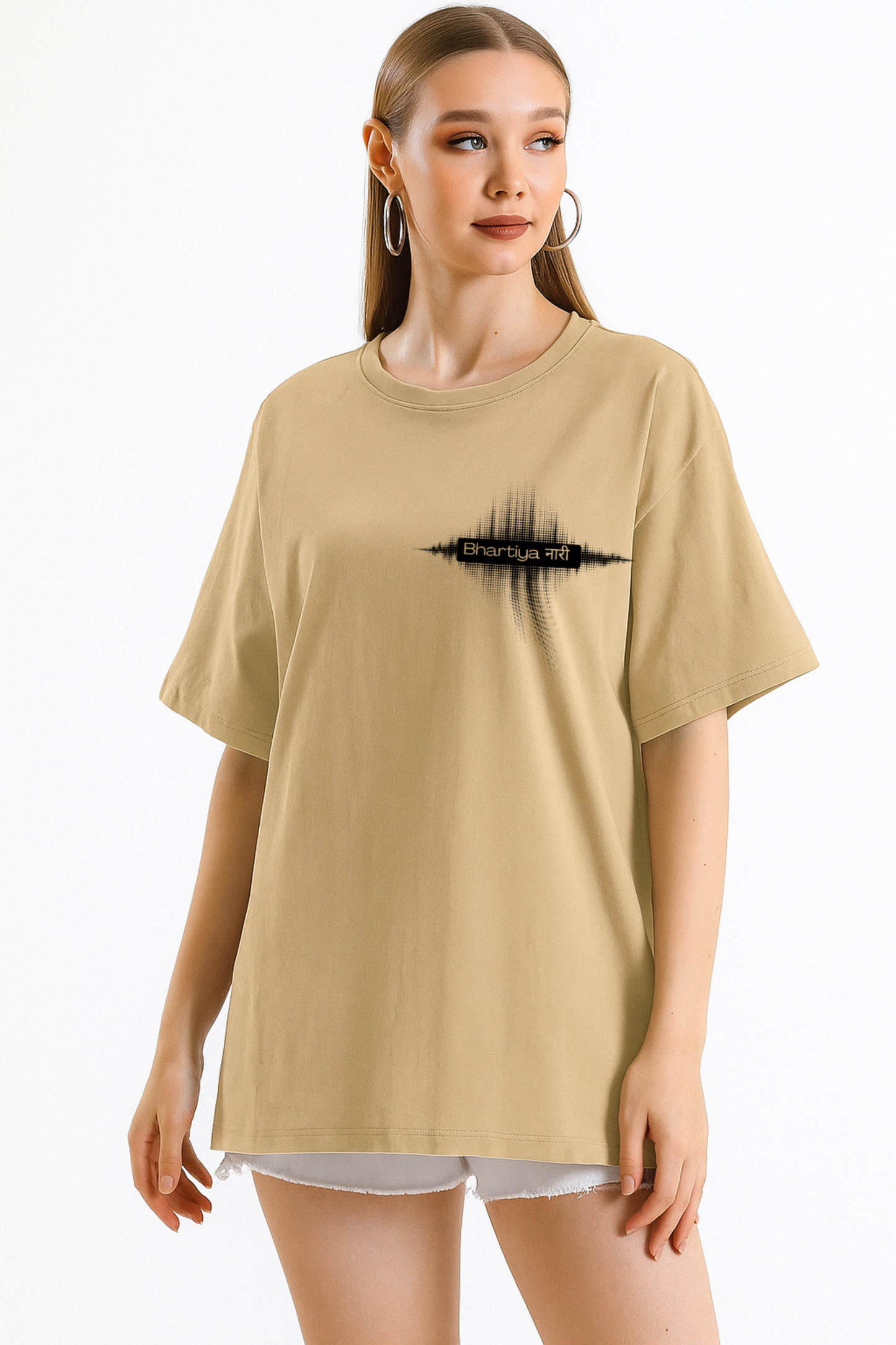 Not Old Just OG Beige colour Oversize Tees